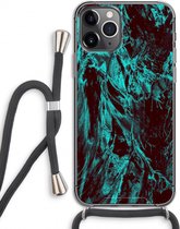 Case Company® - iPhone 11 Pro hoesje met Koord - Ice Age - Telefoonhoesje met Zwart Koord - Extra Bescherming aan alle Kanten en Over de Schermrand