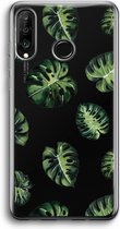 Case Company® - Huawei P30 Lite hoesje - Tropische bladeren - Soft Cover Telefoonhoesje - Bescherming aan alle Kanten en Schermrand