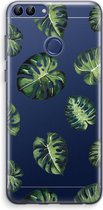 Case Company® - Huawei P Smart (2018) hoesje - Tropische bladeren - Soft Cover Telefoonhoesje - Bescherming aan alle Kanten en Schermrand