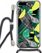 Case Company® - iPhone 8 Plus hoesje met Koord - Fantasie jungle - Telefoonhoesje met Zwart Koord - Extra Bescherming aan alle Kanten en Over de Schermrand