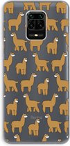 Case Company® - Xiaomi Redmi Note 9 Pro hoesje - Alpacas - Soft Cover Telefoonhoesje - Bescherming aan alle Kanten en Schermrand