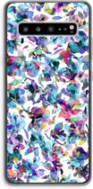 Case Company® - Samsung Galaxy S10 5G hoesje - Hibiscus Flowers - Soft Cover Telefoonhoesje - Bescherming aan alle Kanten en Schermrand