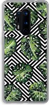 Case Company® - OnePlus 8 Pro hoesje - Geometrische jungle - Soft Cover Telefoonhoesje - Bescherming aan alle Kanten en Schermrand