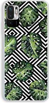 Case Company® - Xiaomi Redmi Note 10 5G hoesje - Geometrische jungle - Soft Cover Telefoonhoesje - Bescherming aan alle Kanten en Schermrand