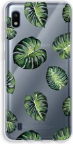 Case Company® - Samsung Galaxy A10 hoesje - Tropische bladeren - Soft Cover Telefoonhoesje - Bescherming aan alle Kanten en Schermrand