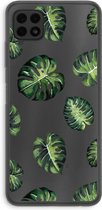 Case Company® - Samsung Galaxy A22 4G hoesje - Tropische bladeren - Soft Cover Telefoonhoesje - Bescherming aan alle Kanten en Schermrand