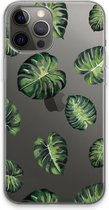 Case Company® - iPhone 13 Pro Max hoesje - Tropische bladeren - Soft Cover Telefoonhoesje - Bescherming aan alle Kanten en Schermrand