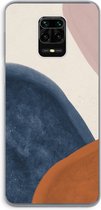 Case Company® - Xiaomi Redmi Note 9 Pro hoesje - Geo #1 - Soft Cover Telefoonhoesje - Bescherming aan alle Kanten en Schermrand