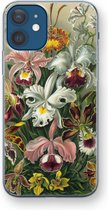 Case Company® - iPhone 12 mini hoesje - Haeckel Orchidae - Soft Cover Telefoonhoesje - Bescherming aan alle Kanten en Schermrand