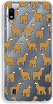 Case Company® - Samsung Galaxy A10 hoesje - Alpacas - Soft Cover Telefoonhoesje - Bescherming aan alle Kanten en Schermrand