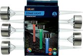 solar sticks - Solar steeklamp - buiten lampjes - buiten lamp - tuinverlichting - 5 stuks - Warm-wit - Lichtslinger - Lampjes Slinger - Binnen & Buiten - Feestverlichting - Decorat