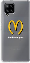 Case Company® - Samsung Galaxy A42 5G hoesje - I'm lovin' you - Soft Cover Telefoonhoesje - Bescherming aan alle Kanten en Schermrand