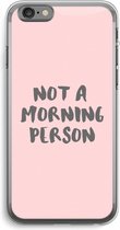 Case Company® - iPhone 6 PLUS / 6S PLUS hoesje - Morning person - Soft Cover Telefoonhoesje - Bescherming aan alle Kanten en Schermrand