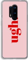 Case Company® - OnePlus 8 Pro hoesje - Ugh - Soft Cover Telefoonhoesje - Bescherming aan alle Kanten en Schermrand