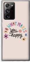 Case Company® - Samsung Galaxy Note 20 Ultra / Note 20 Ultra 5G hoesje - Happy days - Soft Cover Telefoonhoesje - Bescherming aan alle Kanten en Schermrand