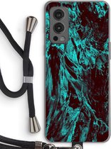 Case Company® - OnePlus Nord 2 5G hoesje met Koord - Ice Age - Telefoonhoesje met Zwart Koord - Bescherming aan alle Kanten en Over de Schermrand