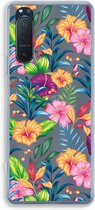 Case Company® - Sony Xperia 5 II hoesje - Tropisch 2 - Soft Cover Telefoonhoesje - Bescherming aan alle Kanten en Schermrand