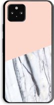 Case Company® - Google Pixel 5a 5G hoesje - A touch of peach - Soft Cover Telefoonhoesje - Bescherming aan alle Kanten en Schermrand