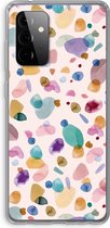 Case Company® - Samsung Galaxy A72 hoesje - Terrazzo Memphis - Soft Cover Telefoonhoesje - Bescherming aan alle Kanten en Schermrand