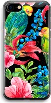 Case Company® - iPhone SE 2020 hoesje - Papegaaien - Soft Cover Telefoonhoesje - Bescherming aan alle Kanten en Schermrand
