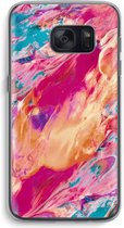Case Company® - Samsung Galaxy S7 hoesje - Pastel Echoes - Soft Cover Telefoonhoesje - Bescherming aan alle Kanten en Schermrand