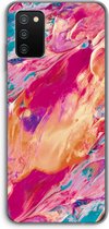 Case Company® - Samsung Galaxy A03S hoesje - Pastel Echoes - Soft Cover Telefoonhoesje - Bescherming aan alle Kanten en Schermrand