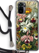 Case Company® - Xiaomi Redmi Note 10 Pro hoesje met Koord - Haeckel Orchidae - Telefoonhoesje met Zwart Koord - Bescherming aan alle Kanten en Over de Schermrand