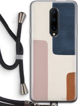 Case Company® - OnePlus 7 Pro hoesje met Koord - Geo #5 - Telefoonhoesje met Zwart Koord - Bescherming aan alle Kanten en Over de Schermrand