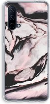 Case Company® - OnePlus Nord CE 5G hoesje - Roze stroom - Soft Cover Telefoonhoesje - Bescherming aan alle Kanten en Schermrand