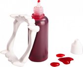 vampierset 20 ml wit/rood one-size 2-delig