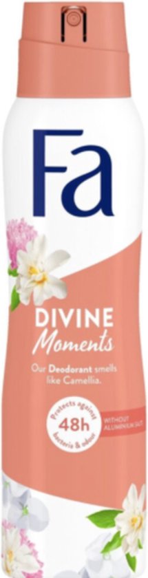 Fa Deospray Women – Divine Moments - Voordeelverpakking 6 x 150 ml - Fa