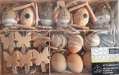17 Paashangers voor paasboom - paasdecoratie voor Paastakken - hangeitjes voor paastakken Pasen