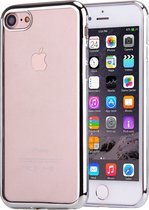 Apple iPhone SE (2020) Hoesje - Mobigear - Royal Serie - TPU Backcover - Transparant / Zilver - Hoesje Geschikt Voor Apple iPhone SE (2020)