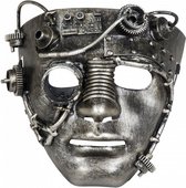 gezichtsmasker Steamcontrol unisex zilver/grijs