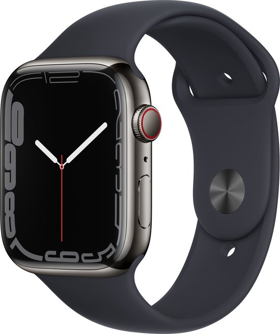 Apple Watch Series 7 OLED 45 mm 4G Grafiet GPS