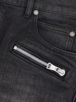 BALMAIN Biker Jeans - Slim fit  met gekleurde wassing en ritszakken