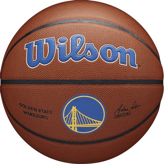 Wilson NBA Team Alliance GS Warriors - basketbal - geel