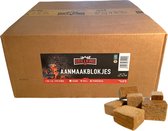 GrillKing Aanmaakblokjes Premium - ca. 1170 stuks - Voordeeldoos - Geurvrij - lange brandduur - BBQ & Haard