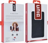 UNIQ Accessory Samsung Galaxy S22 Ultra Book Case hoesje - Pasjeshouder voor 3 pasjes - Magneetsluiting - Zwart