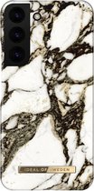 iDeal of Sweden Galaxy S22 Backcover hoesje - Fashion Case - Calacatta Golden Marble