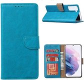 Samsung Galaxy A52 (SM-A525F) - Bookcase Turquoise - Portefeuille - Magneetsluiting