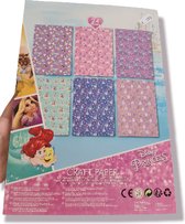 hobbypapier, knutselkarton Disney Princess, 24 delig Kinndercrea
