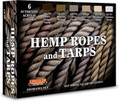 Lifecolor CS28 Hemp Ropes and Tarps + 6 pipetjes 2ml