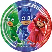 feestborden PJ Masks 23 cm papier blauw 8 stuks