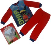 Bing pyjama rood fleece - Kinderpyjama - Pyjama van Bing - Slapen - Kinderen - Pyjama voor jongens - Pyjama voor meisjes - Pyjama voor kinderen - Extra warm