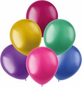 ballonnen Shimmer Mix 33 cm latex 50 stuks
