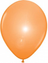 ballonnen LED 25 cm latex oranje 5 stuks