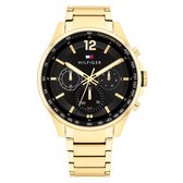 Tommy Hilfiger heren horloge analoog quartz One Size Goud 32020488