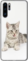 Coque Huawei P30 Pro - Chaton - Wit - Langue - Filles - Enfants - Garçons - Enfant - Coque de téléphone en Siliconen