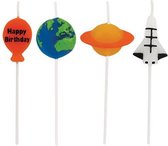 kaarsjes space 5 cm wax